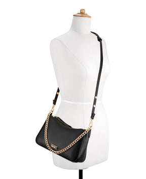 Denzielle Black Shoulder Bag