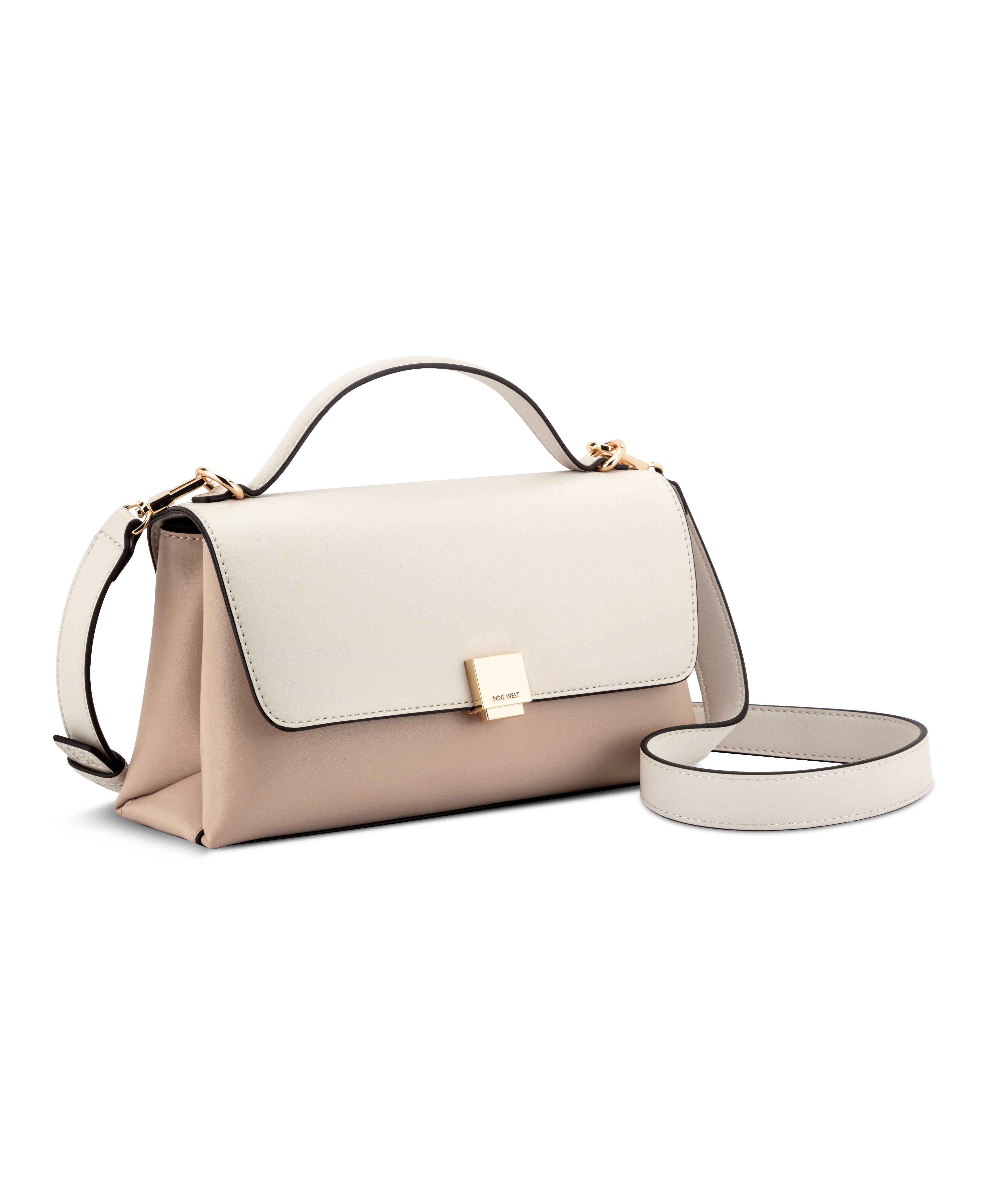 Elowyn Dark Beige Crossbody Bag