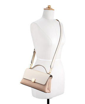 Elowyn Dark Beige Crossbody Bag
