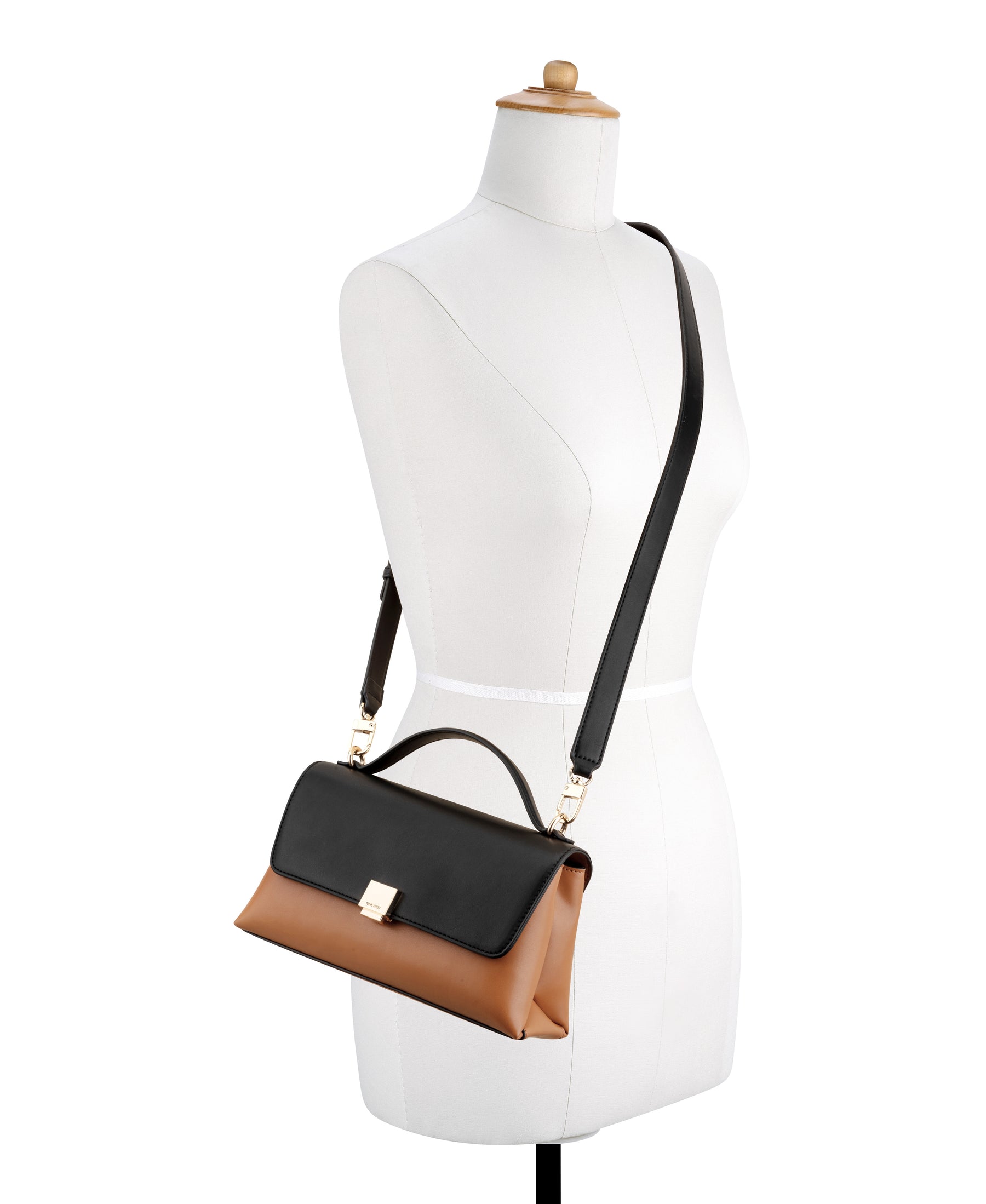 Elowyn Brown Multi̇ Crossbody Bag