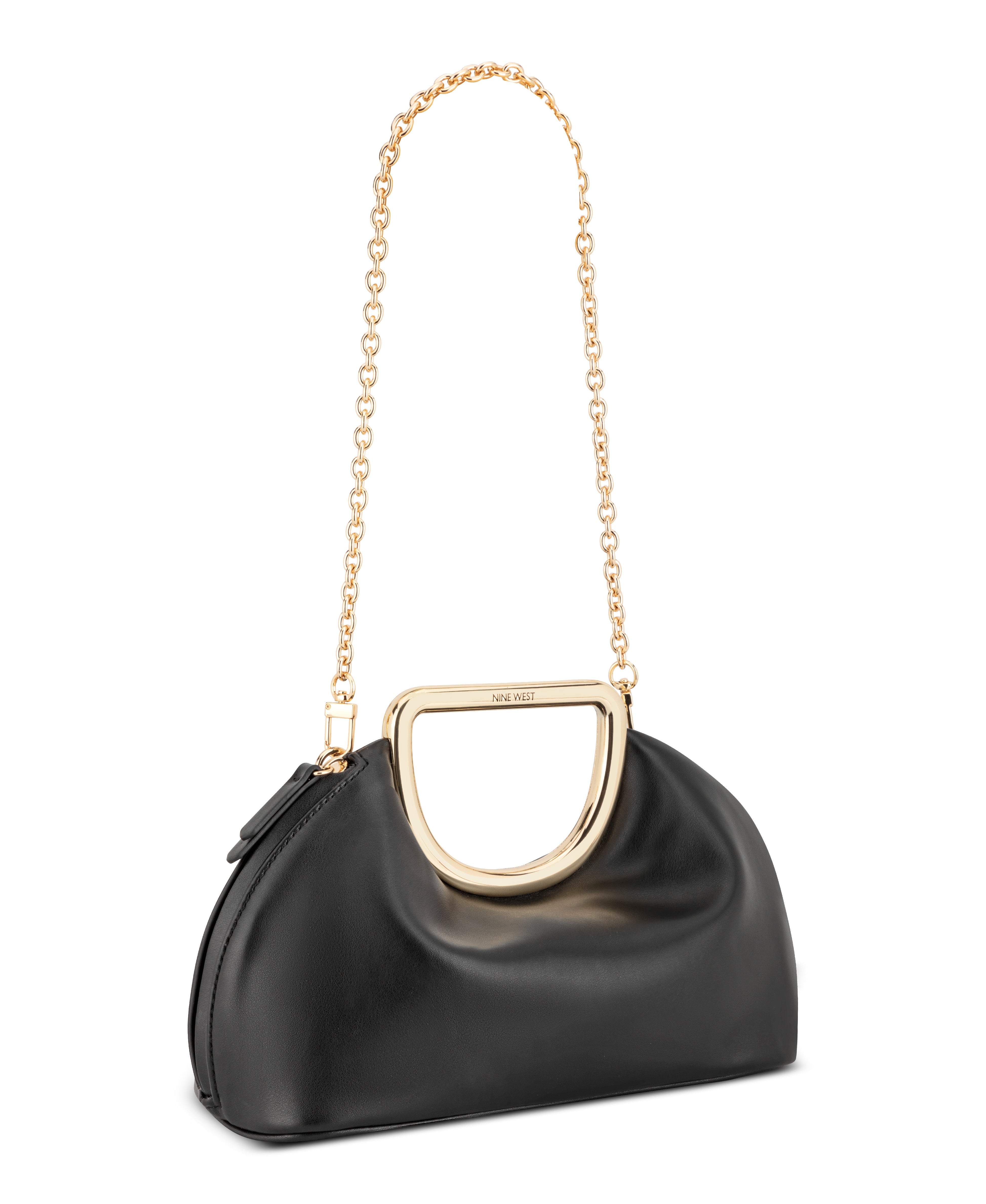 Palmin Black Clutch Bag