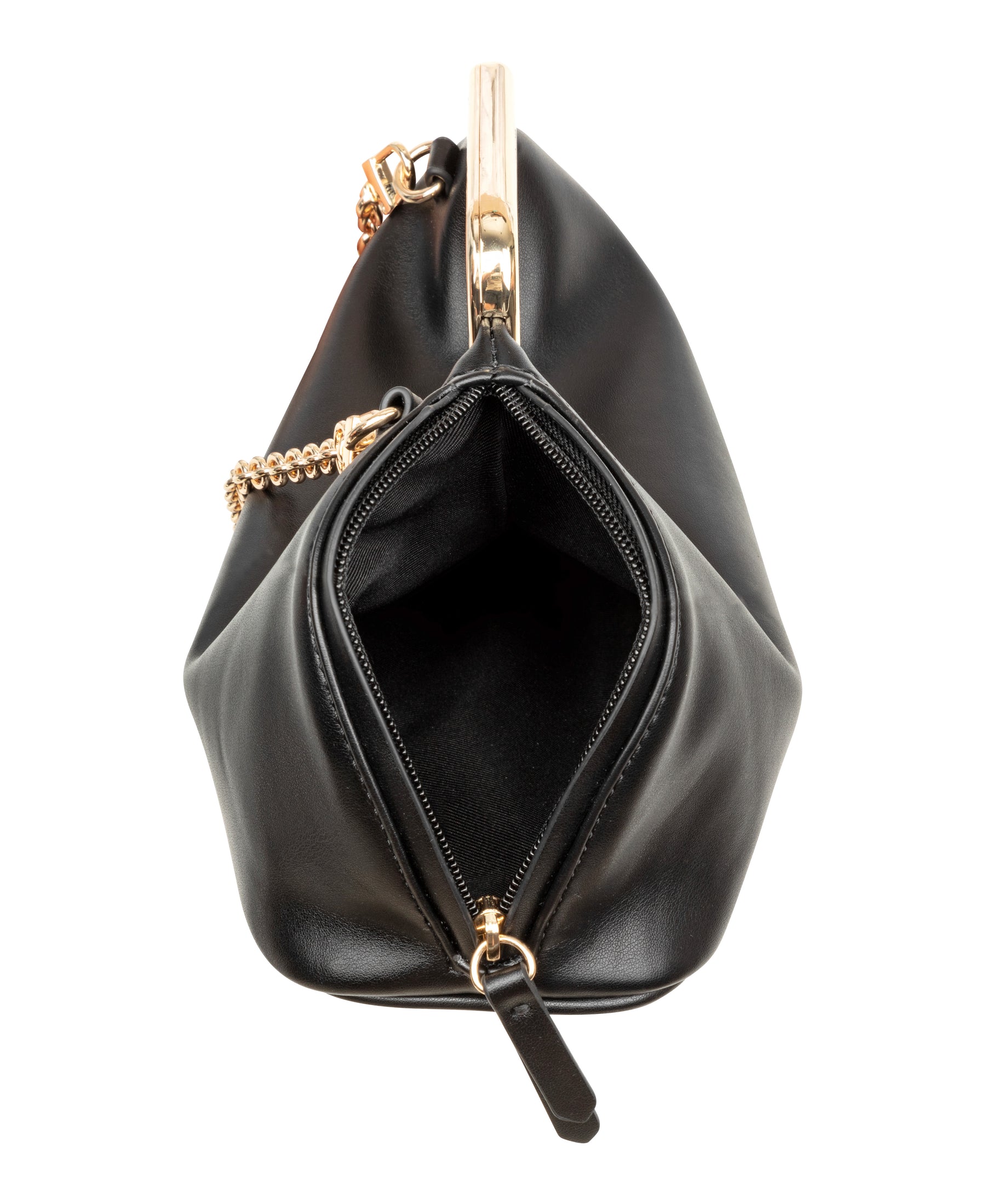 Palmin Black Clutch Bag