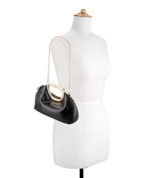Palmin Black Clutch Bag