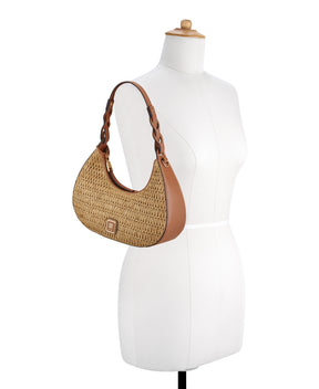 Nefi Light Brown Shoulder Bag
