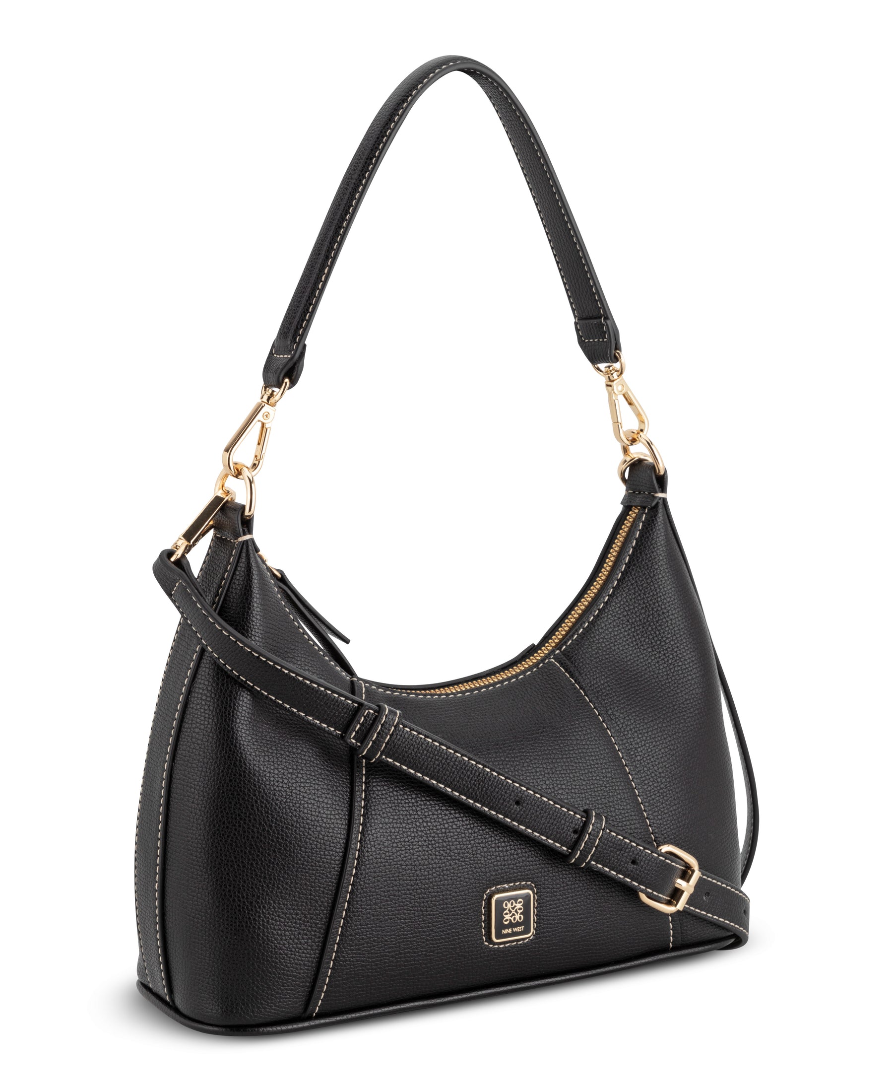 Quincie Black Shoulder Bag