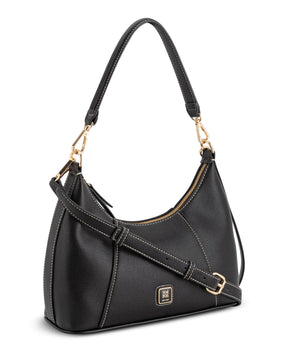 Quincie Black Shoulder Bag