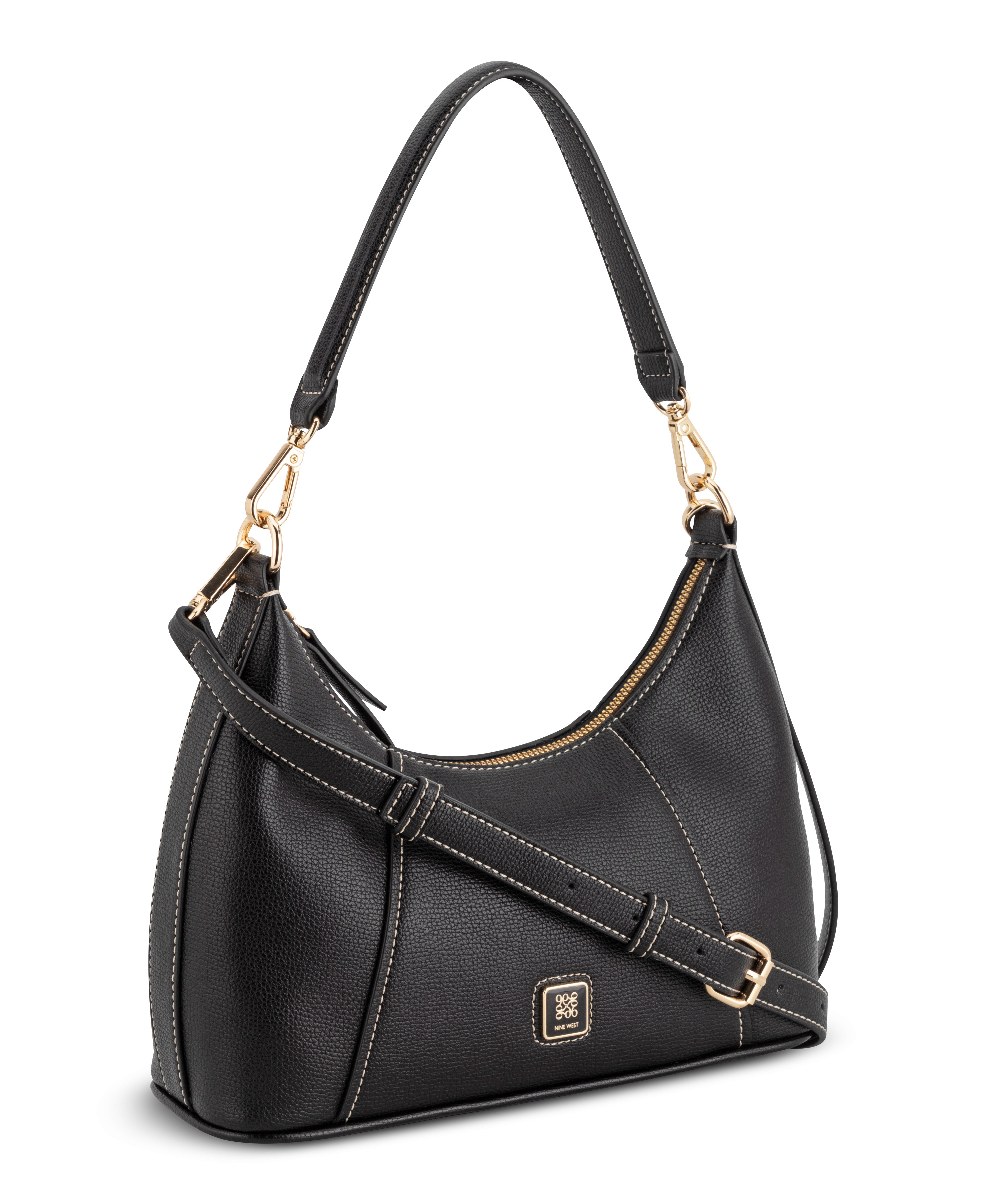 Quincie Black Shoulder Bag
