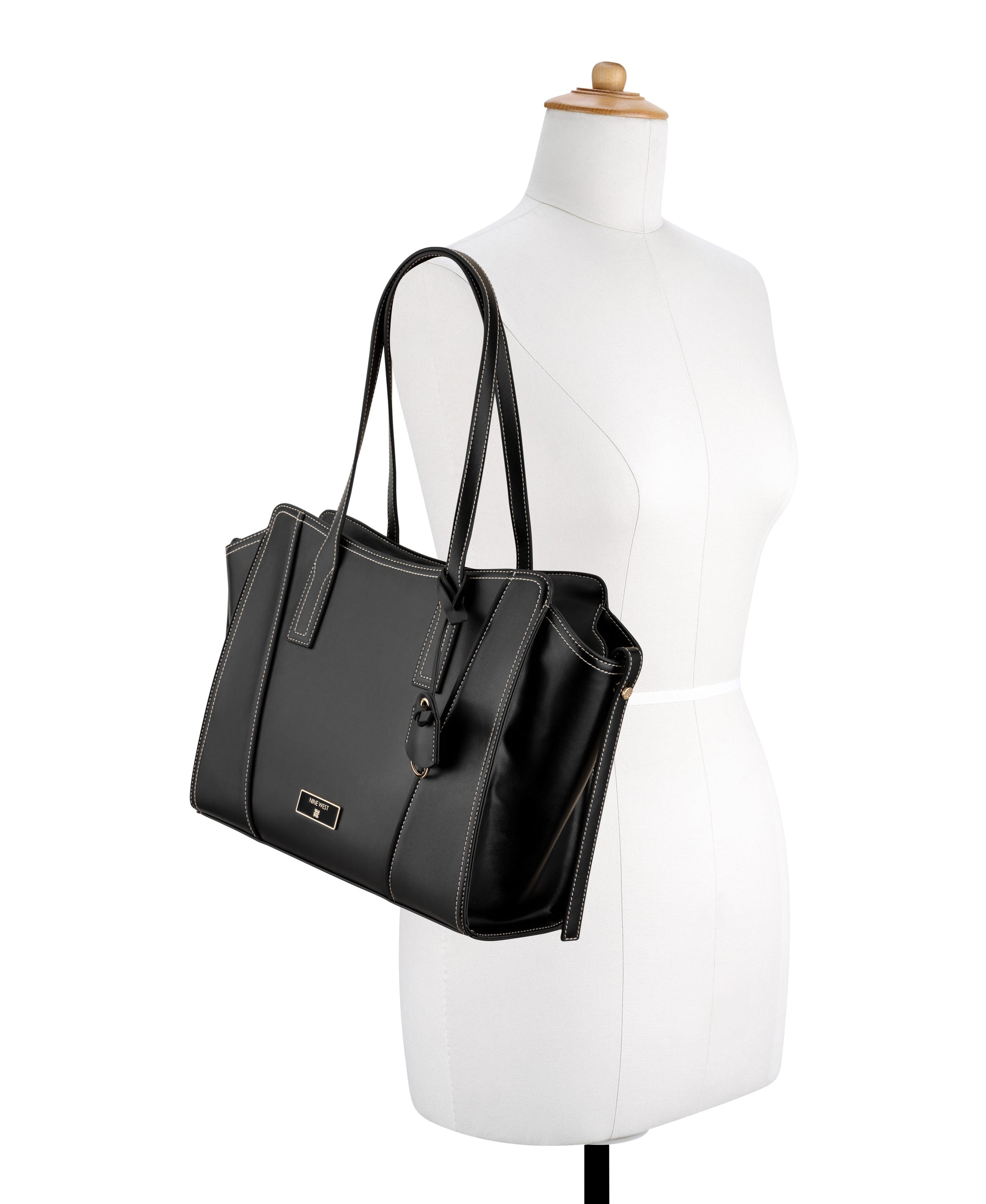 Fleura Black Tote Carry All Bag