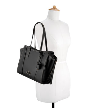 Fleura Black Tote Carry All Bag