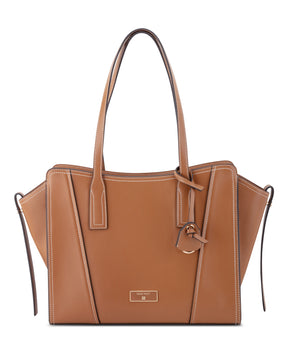 Fleura Light Brown Tote Carry All Bag