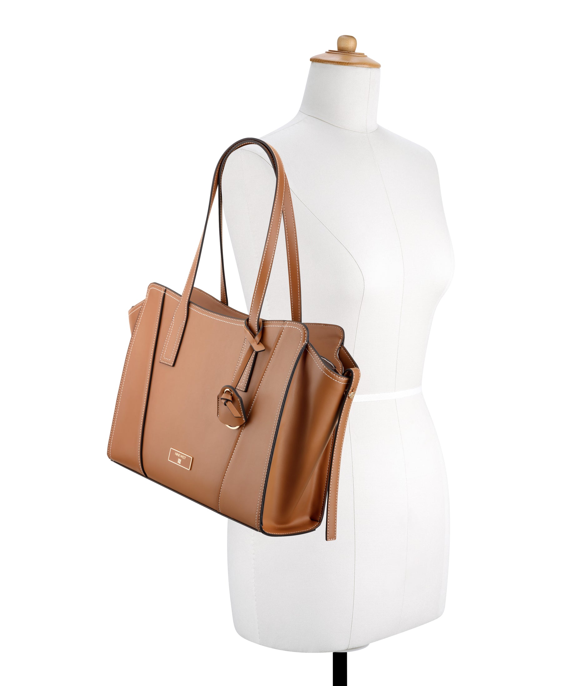 Fleura Light Brown Tote Carry All Bag