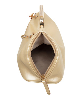 Palmin Golden Clutch Bag