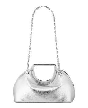 Palmin Silver Clutch Bag