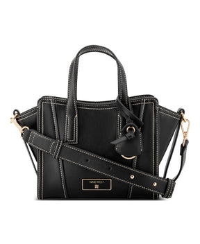 Fleura Black Mini Satchel Bag