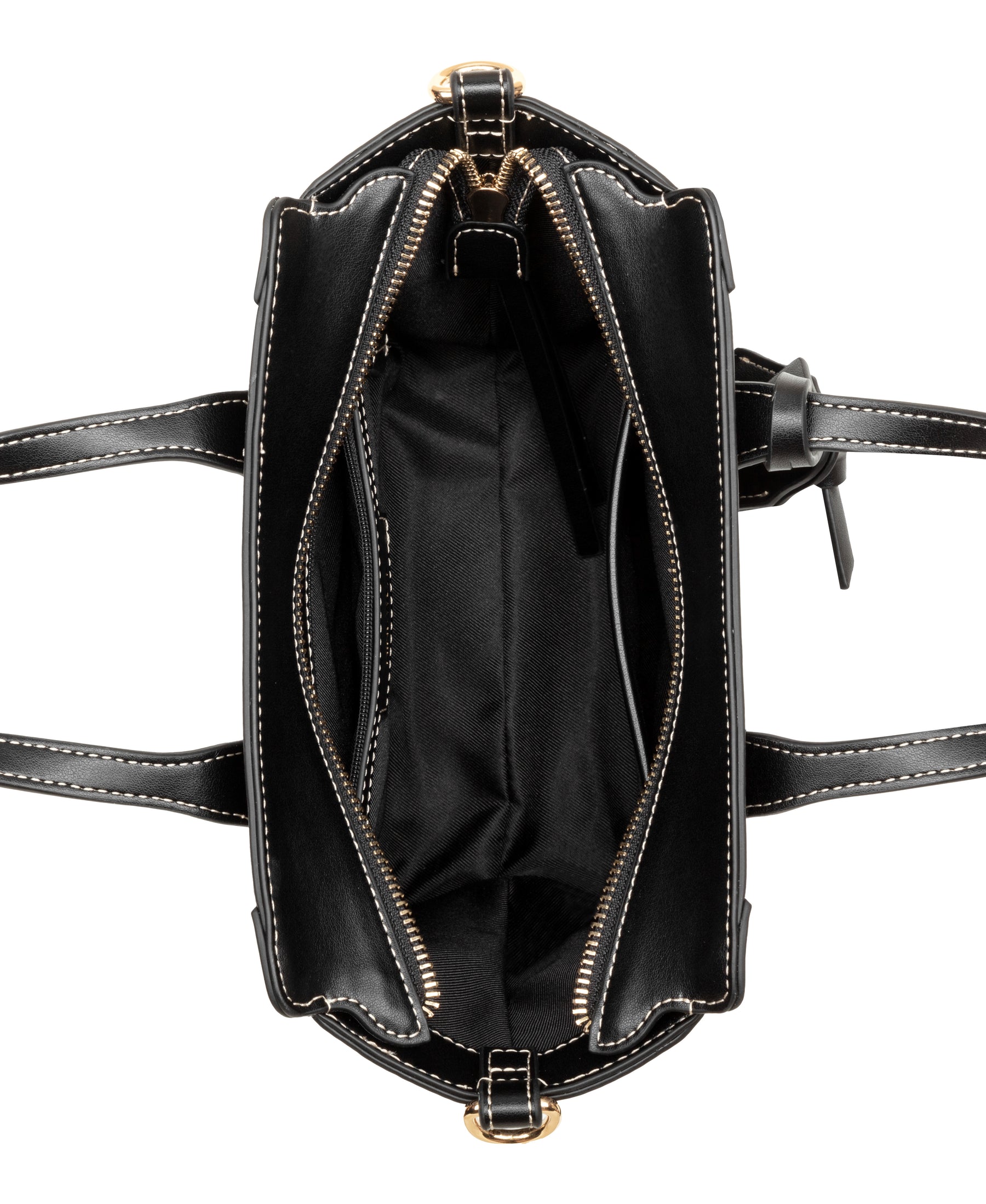 Fleura Black Mini Satchel Bag