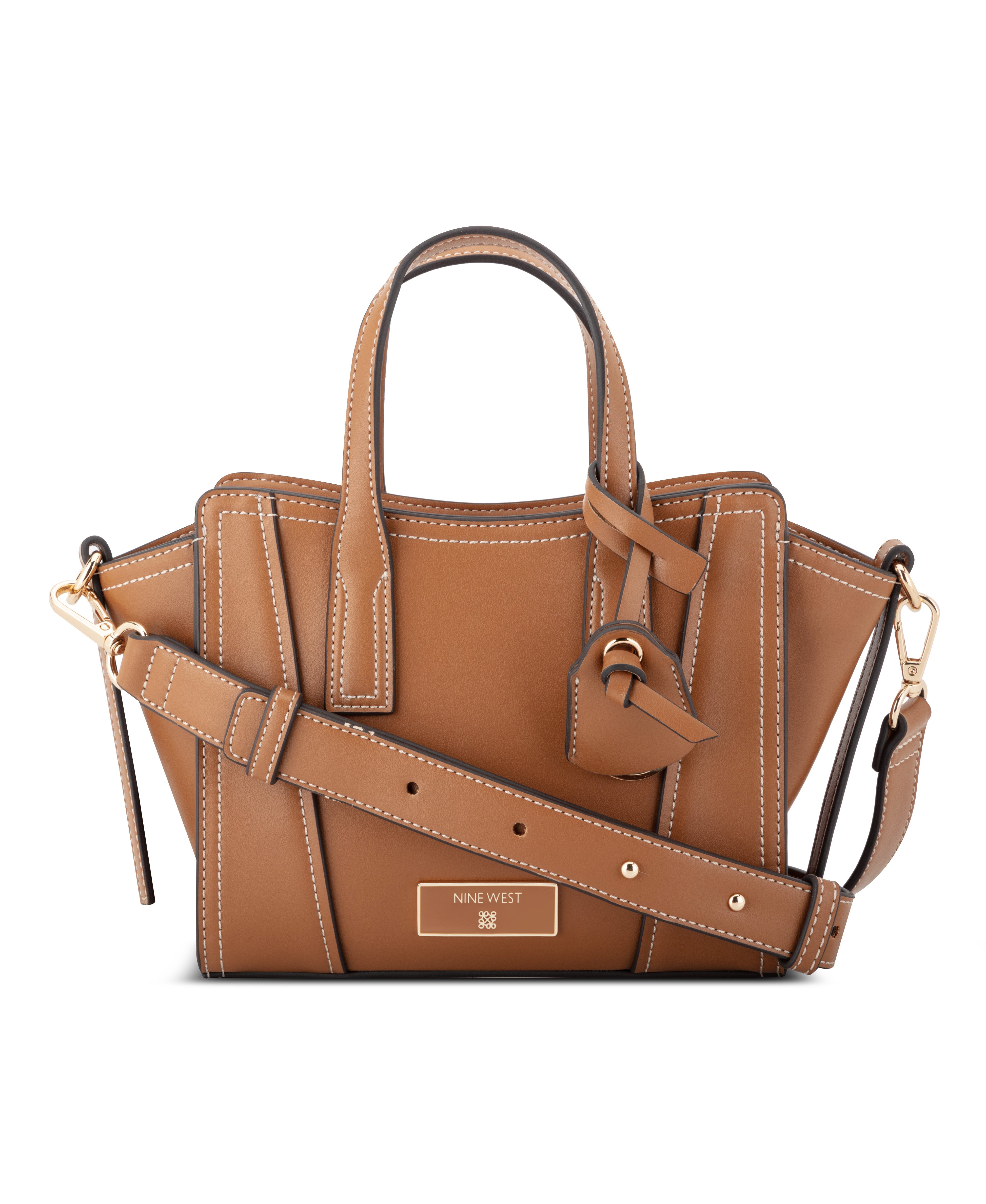 Fleura Light Brown Mini Satchel Bag