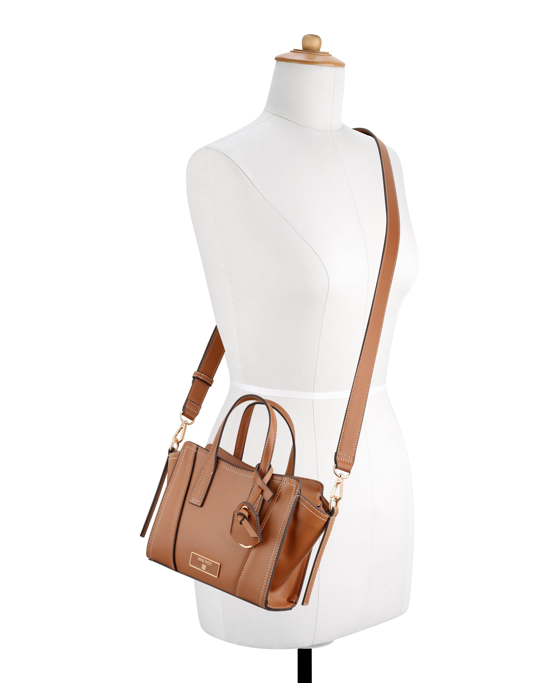 Fleura Light Brown Mini Satchel Bag