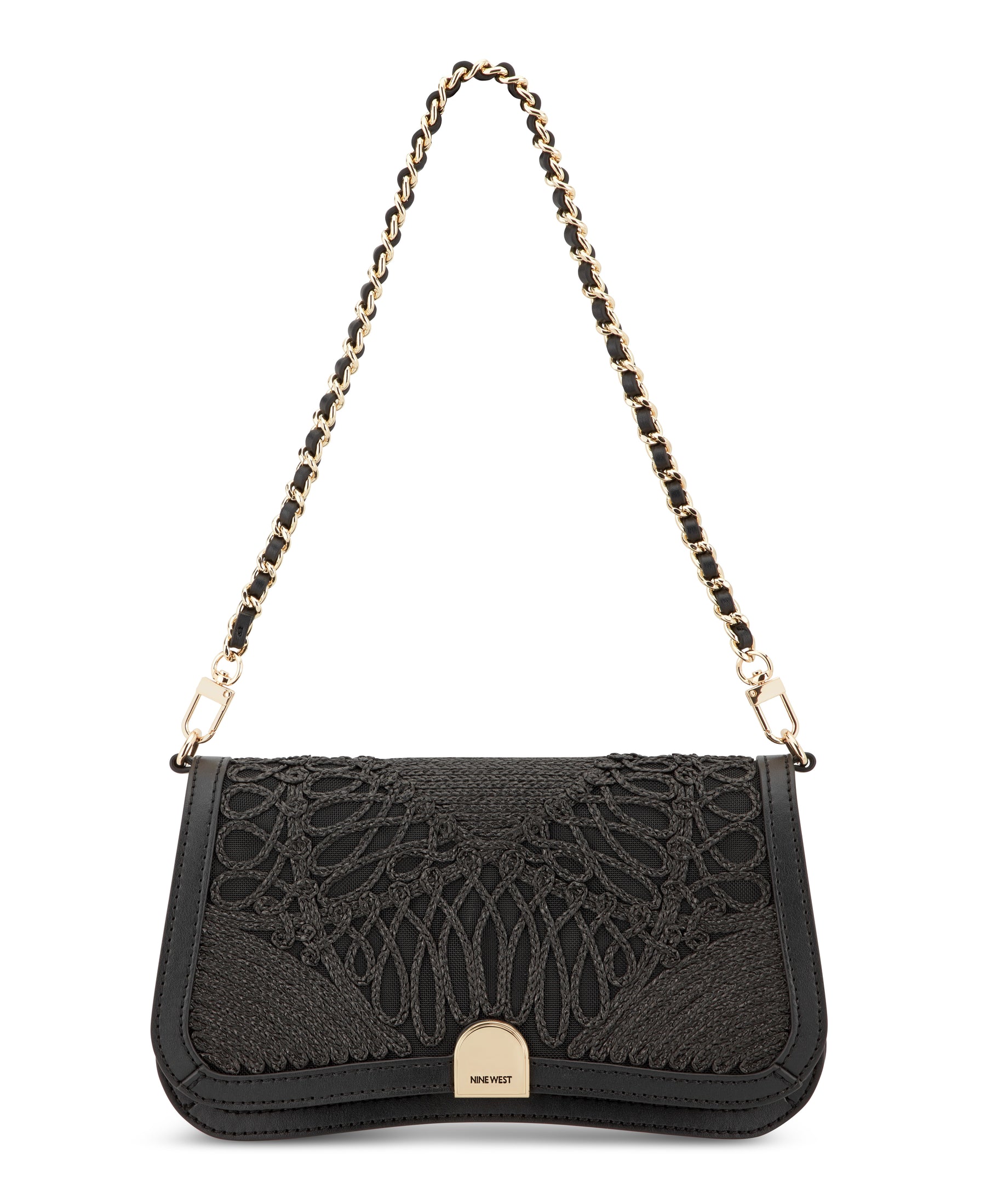 Somi Black Clutch Bag
