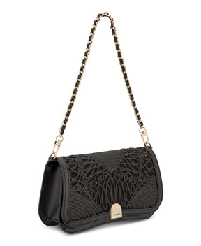 Somi Black Clutch Bag