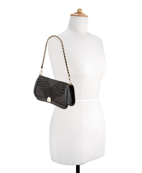Somi Black Clutch Bag