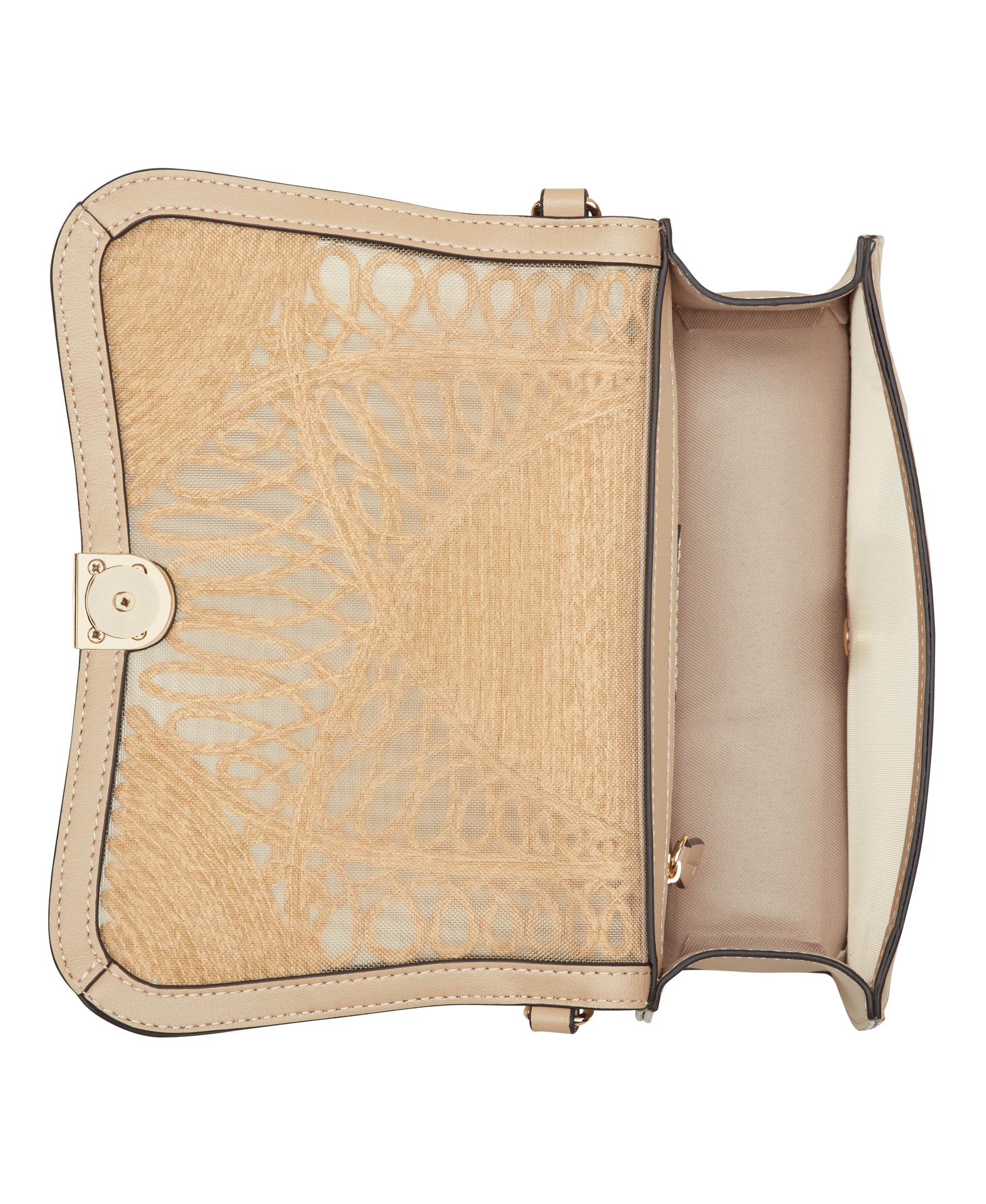 Somi Beige Clutch Bag