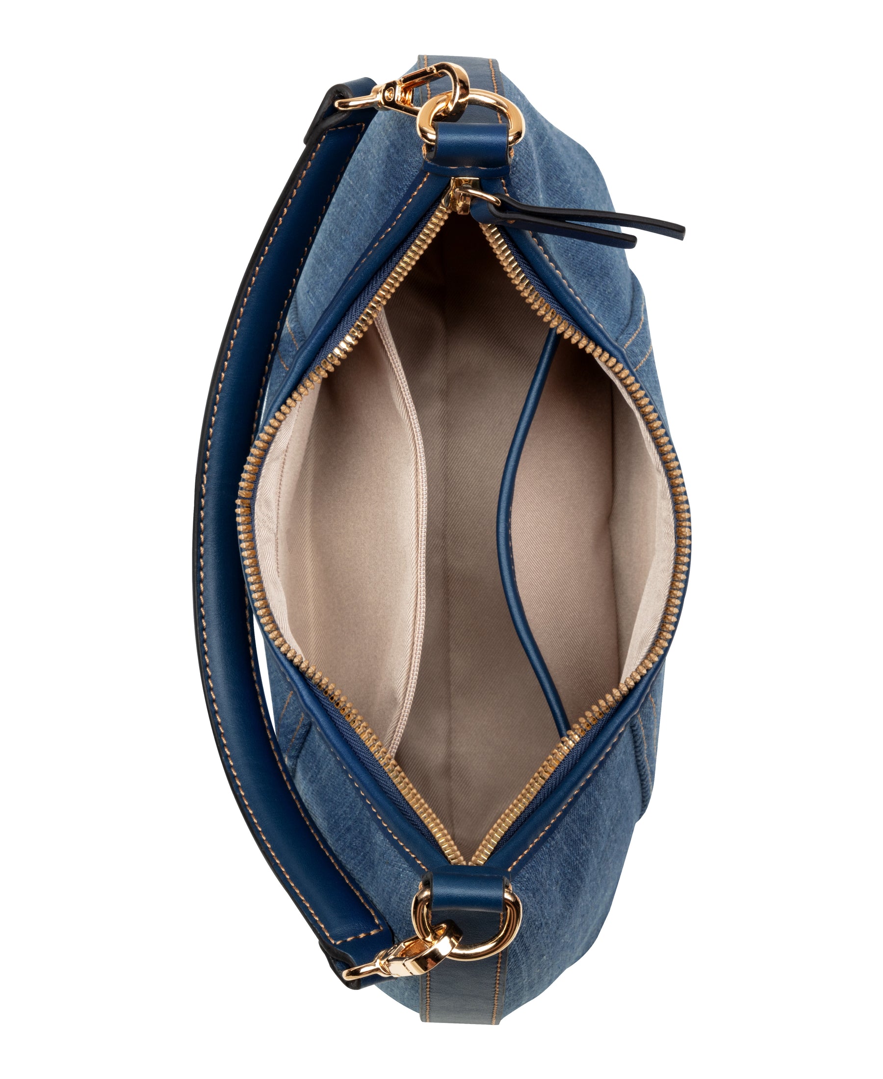 Quincie Denim Shoulder Bag