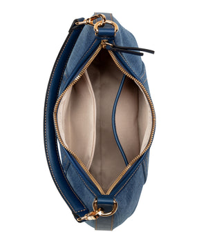 Quincie Denim Shoulder Bag
