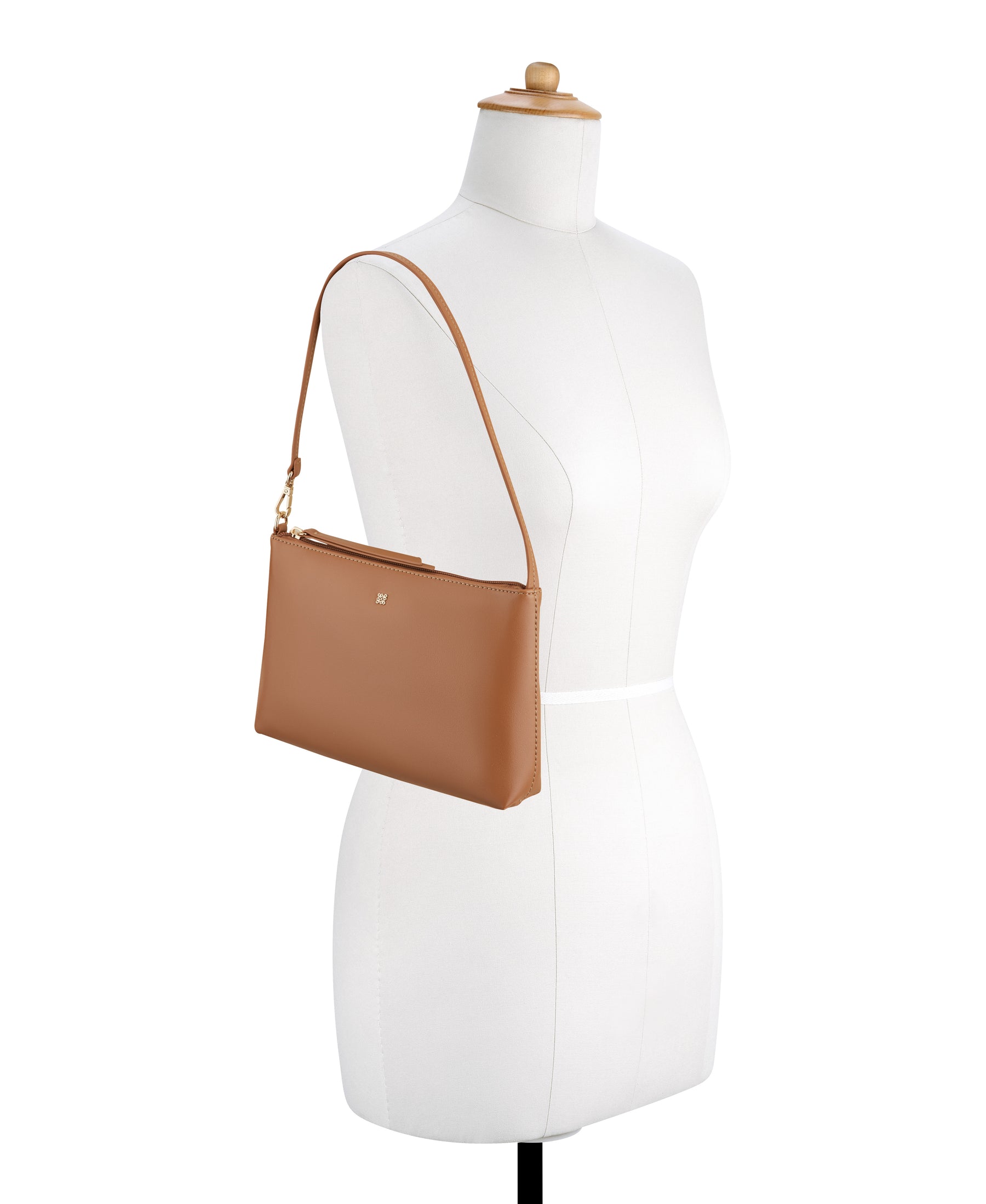 Talley Dark Beige 2 In 1 Tote Carry All Bag