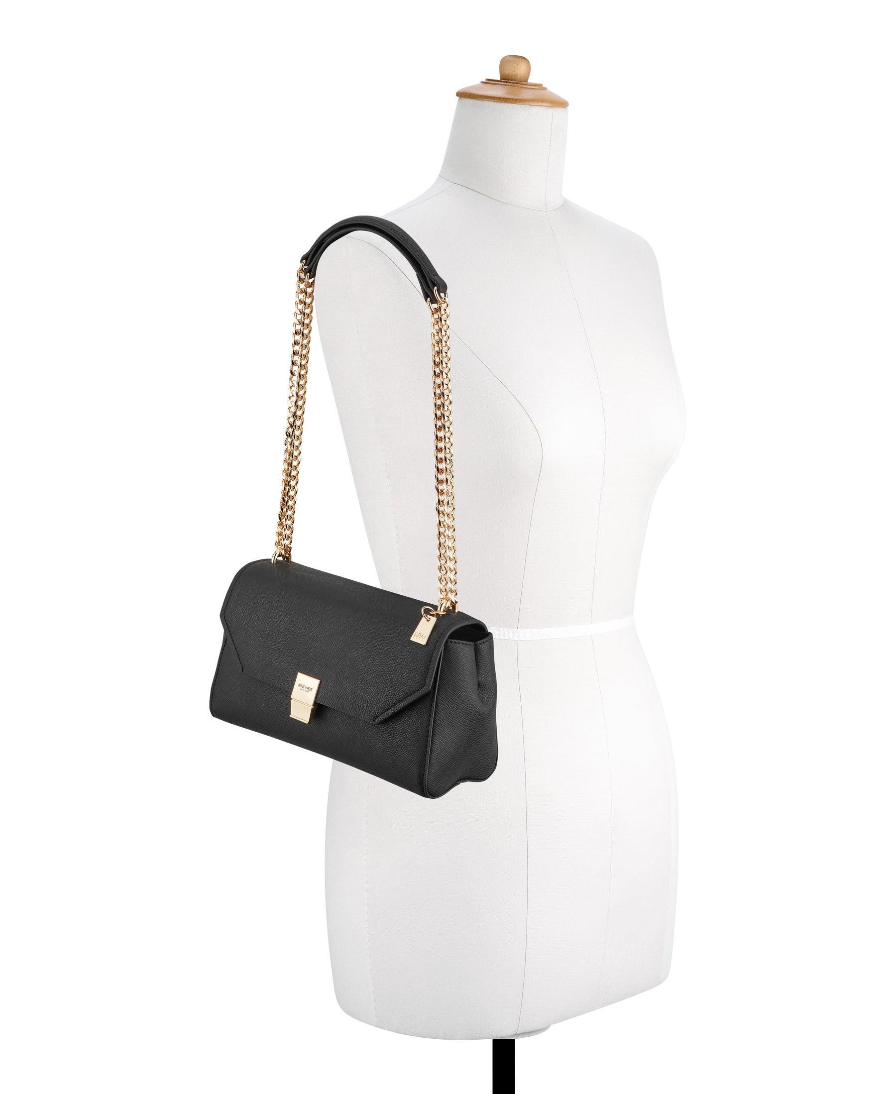 Zenia Black Crossbody Bag