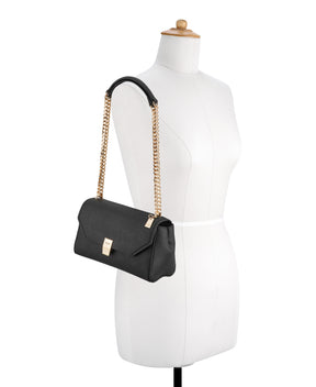 Zenia Black Crossbody Bag