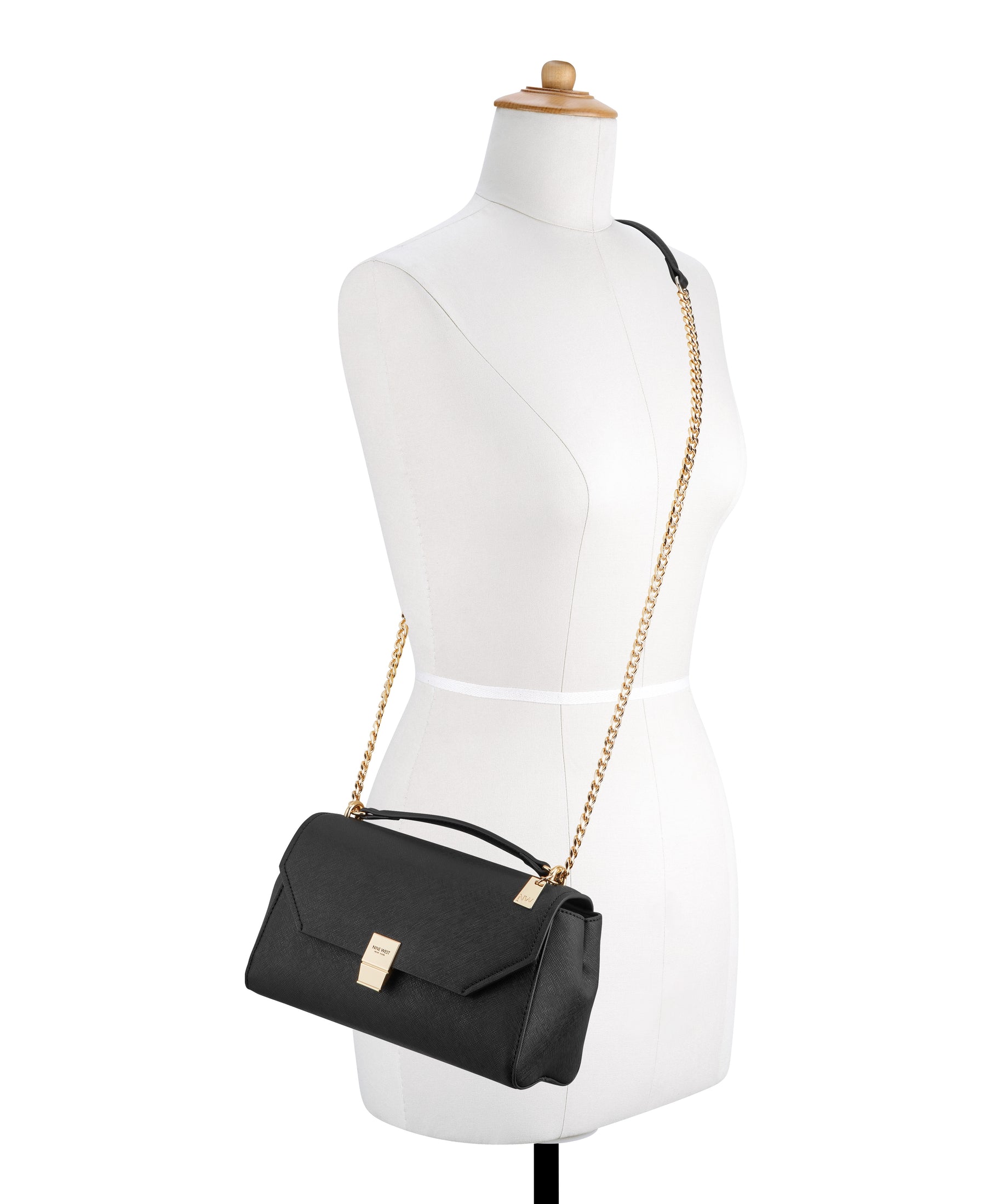 Zenia Black Crossbody Bag