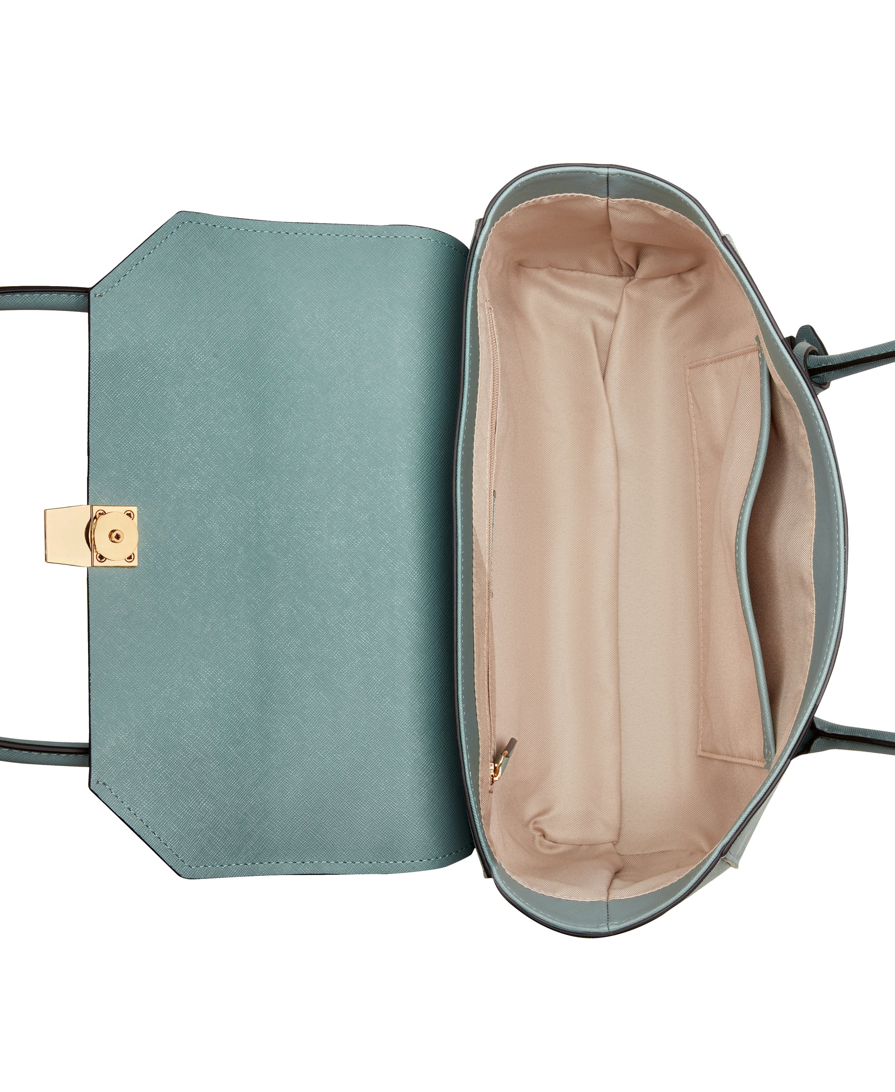Zenia Blue Satchel Shoulder Bag