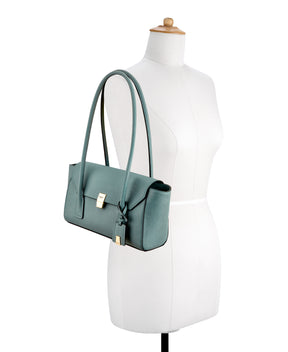 Zenia Blue Satchel Shoulder Bag