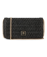 Nefi Black Crossbody Bag