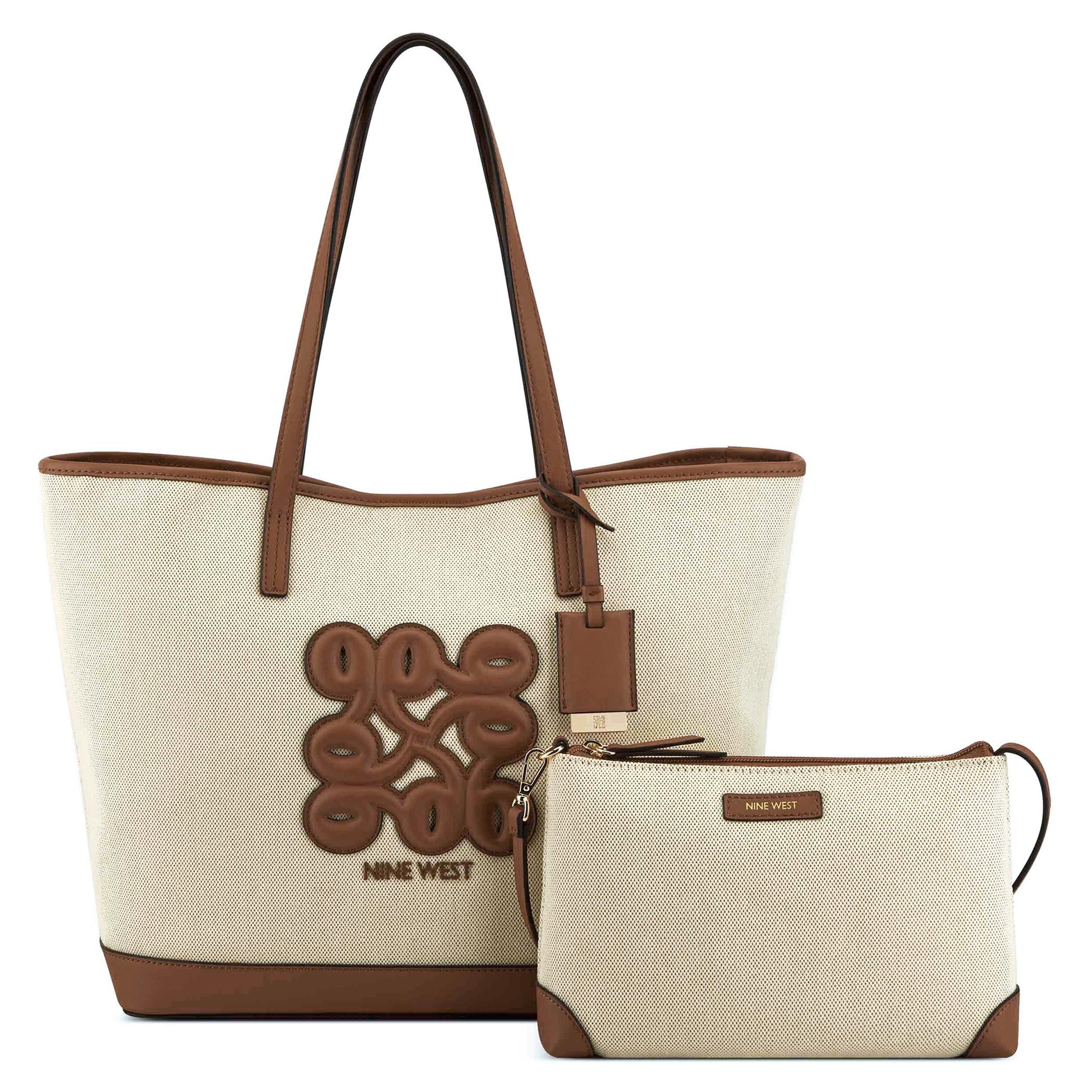 JENSON LARGE 2 IN 1 TOTE BAG BROWN