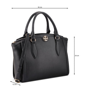 KYELLE JET SET SATCHEL BLACK