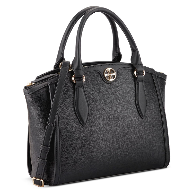 KYELLE JET SET SATCHEL BLACK