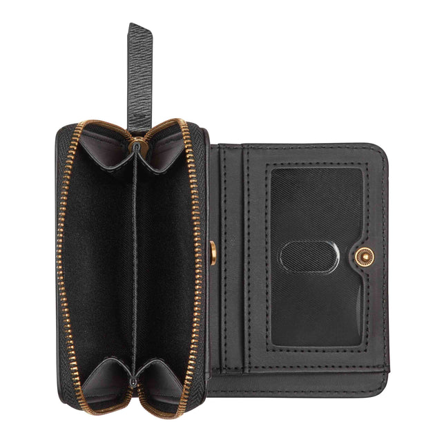 Grid Black Wallet