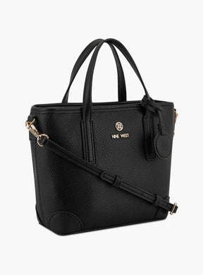 Delaine Black Small Tote