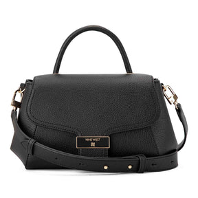 Morden Top Handle Mini Crossbody Bag Black