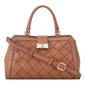 Mylah Satchel Bag L Brown