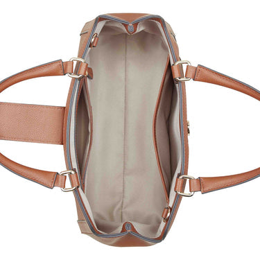 Mylah Satchel Bag L Brown