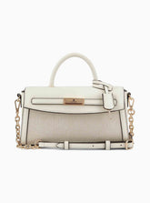 Dax Creme White Sling Bag