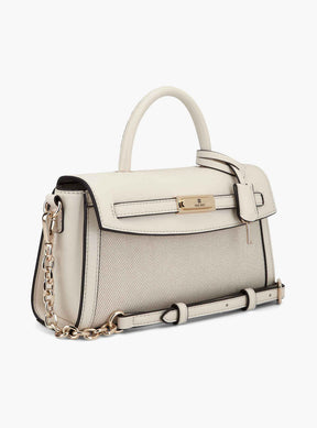 Dax Creme White Sling Bag