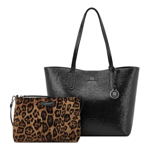 Piera Large Tote 2 In 1 Bag Black