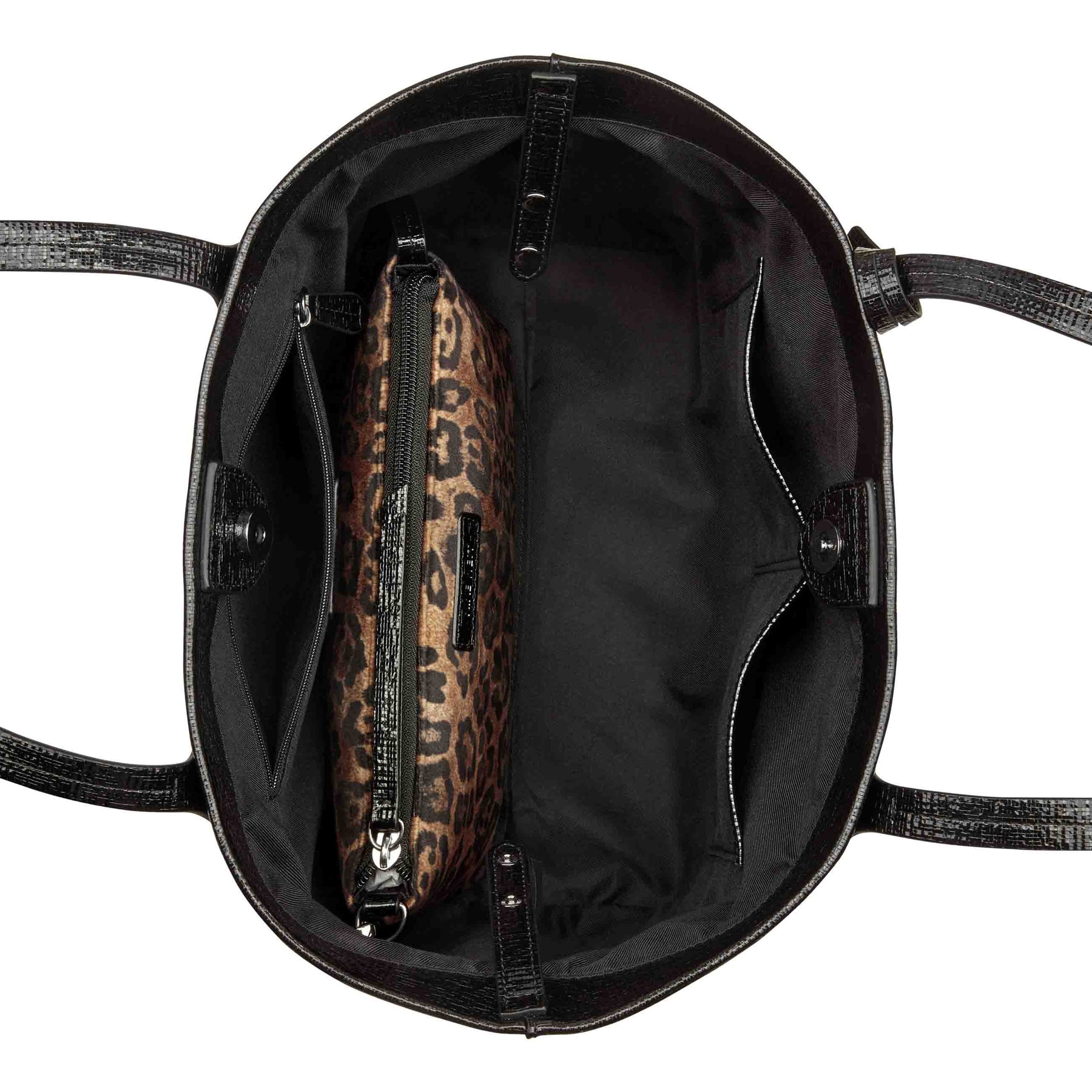 Piera Large Tote 2 In 1 Bag Black