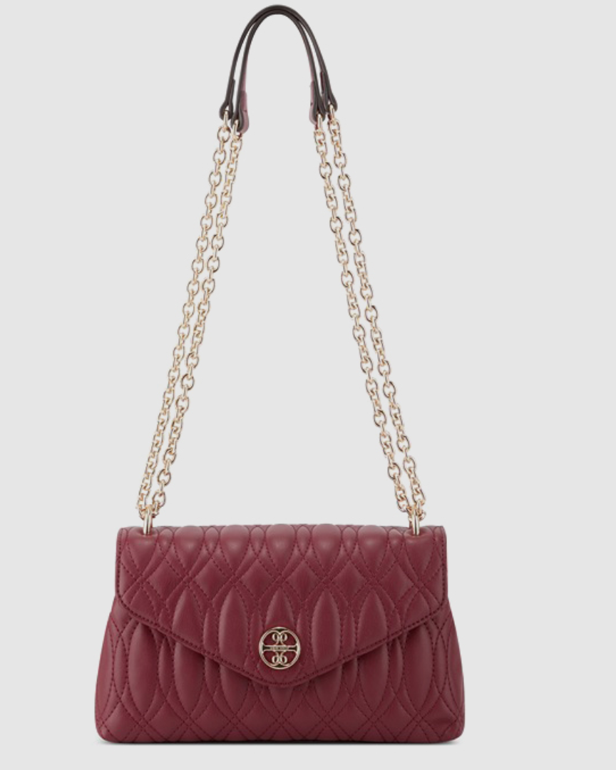 ANGELINA  CROSSBODY BAG BURGUNDY