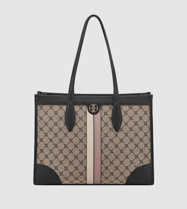 KYELLE JET SET TOTE BAG BLACK