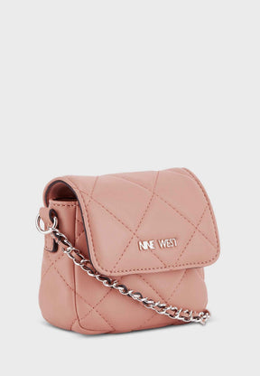 Crescent mini crossbody flap