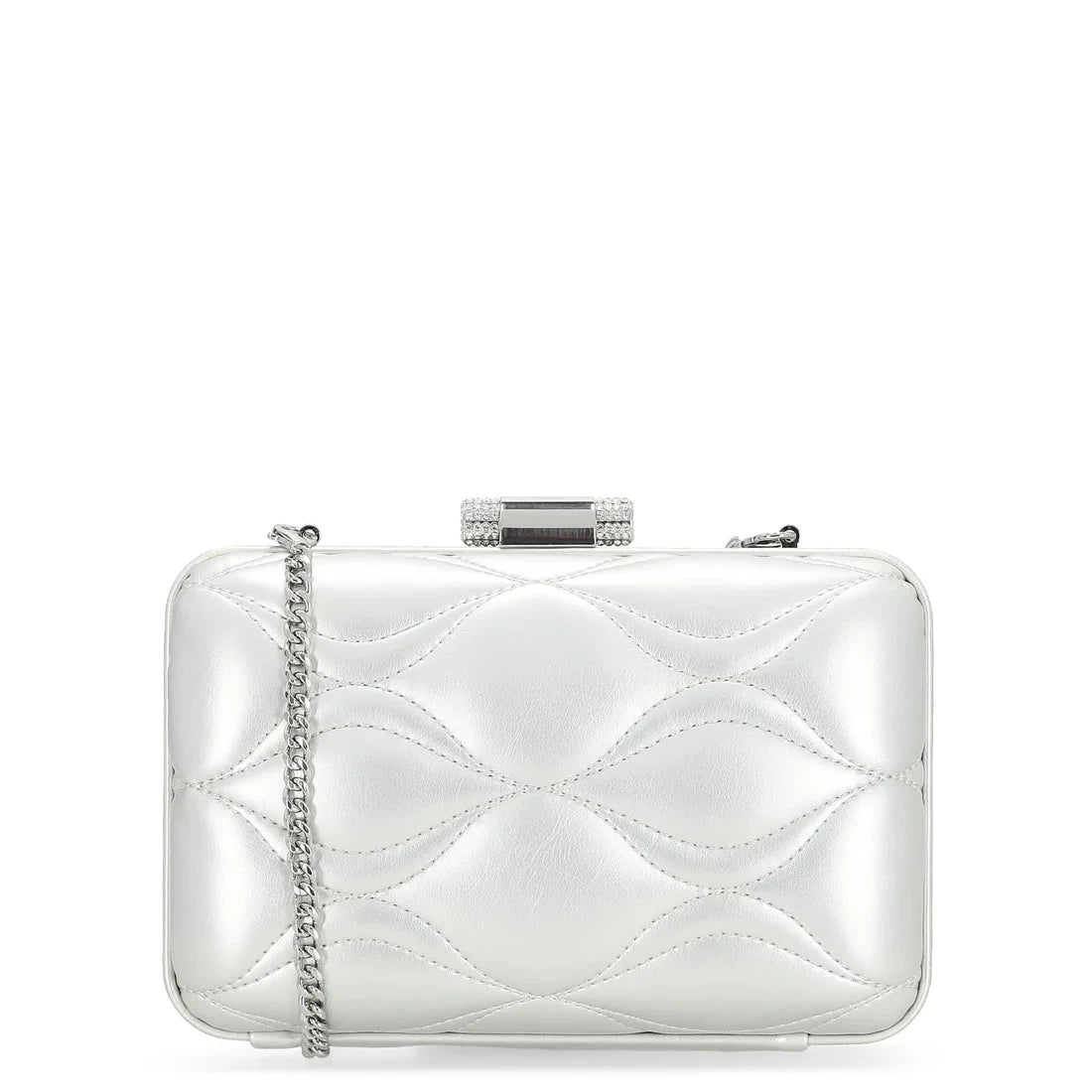 Isa Clutch Bag Silver